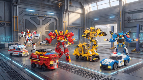 2-in-1 Transform Force building sets