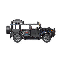 Black 4x4 SUVOff-Road Brick Set - off road brick car set online by Toymersive