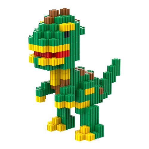 Dinosaur Brick Figure - dinosaur brick figure collectible by Toymersive