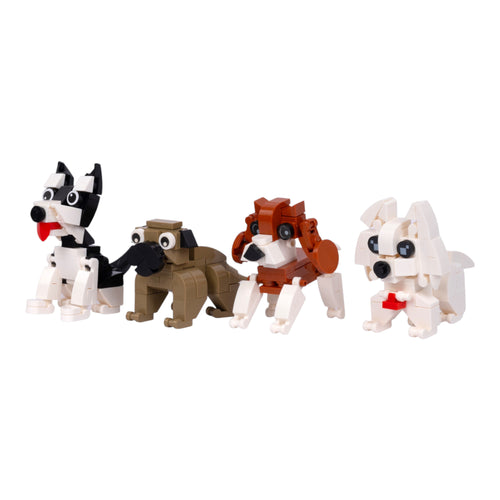 Puppy World Set 2: Dog brick figure gift by Toymersive