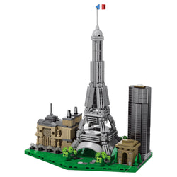 Paris Skyline Brick Model - skyline brick model buy online india by Toymersive
