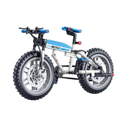 Blue Glide Mountain Bike Brick Set - mountain bike model toy by Toymersive