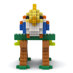 Bird Brick Figure - animal figurine collectible by Toymersive