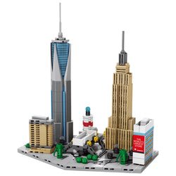 New York Skyline Brick Model - skyline brick model buy online india by Toymersive