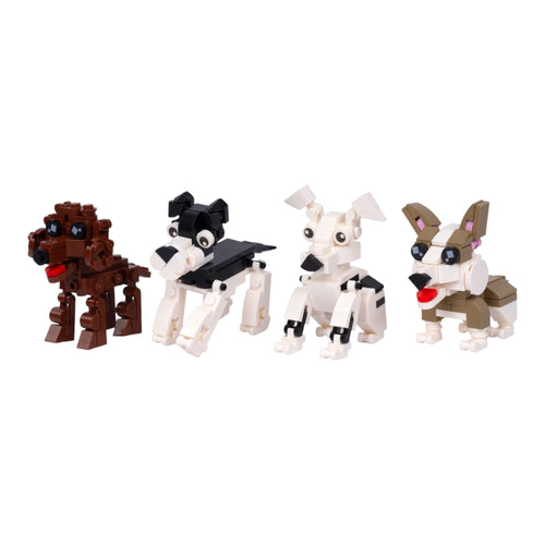 Puppy World Set 2: Dog brick figure gift by Toymersive