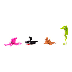 Ocean World Sea Creatures Brick Set - animal figurine collectible by Toymersive