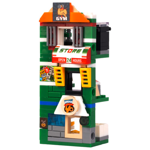 Green Grove 3-in-1 Brix Street Set - mini city brick set buy online by Toymersive