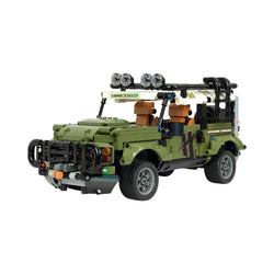Green 4x4 SUV Off-Road Brick Set - off road brick suv set online by Toymersive
