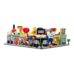 Town Market 8-in-1 Brix Street Set - mini city brick set buy online by Toymersive