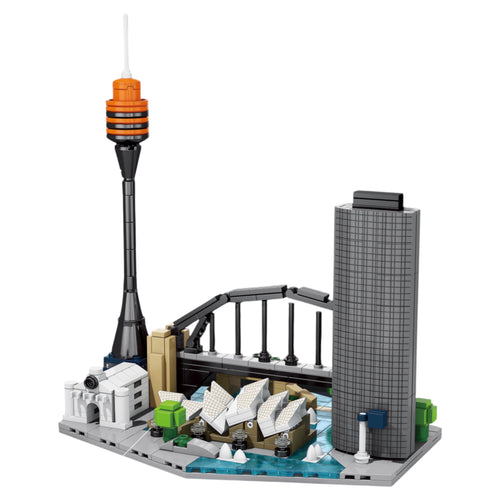 Australia Skyline Brick Model - skyline brick model buy online india by Toymersive