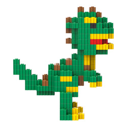 Dinosaur | InBrix™ Jungle Series | Dinosaur Building Set | Premium Interlocking Bricks | 3D Figure Building Set | Dinosaur Collectible | Display Model | Dinosaur Brick Figure Collectible
