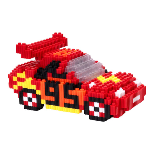 Race Car | InBrix™ Décor Series | Interlocking Bricks 3D Figure Décor Model | Aerodynamic Spoiler Design | Creative Display Build | Car Showpiece