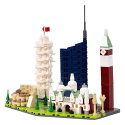 Italy: The Roman Heights | Iconic Horizons | Italy Architectural Landmarks Model Kit | Collectible | Skyline Brick Model Buy Online India