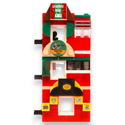 Red Hub 3-in-1 Brix Street Set - city building set india by Toymersive