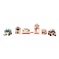 Med Rescue 6-in-1 Mega Brick Set - 6 in 1 brick building set online by Toymersive