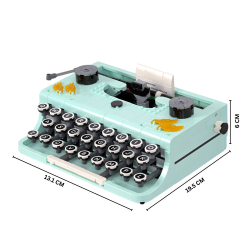 Vintage Typewriter| Retro Classics| Nostalgic Display Model| Creative Assembly Experience | Vintage Typewriter Brick Model Buy
