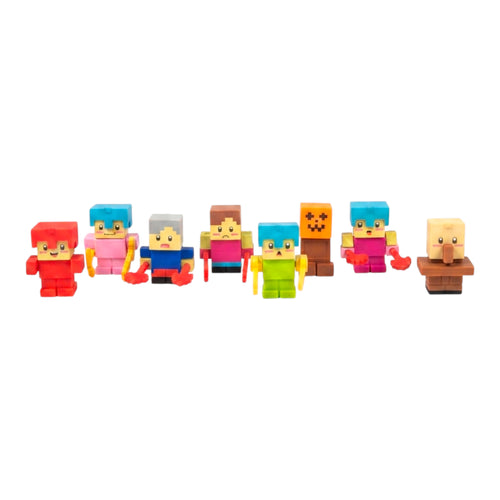 Eraser Pack of 3 | Block-Inspired Assorted Erasers | Set of 3 Random Designs | Collectible Stationery