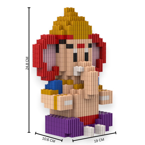 Ganesh | InBrix™ Indian Idols Series | Premium Interlocking Bricks Building Set | 3D Display Model of Lord Ganesh | Ganesh Brick Figurine Online India
