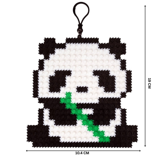 Panda | InBrix™ Charms | Interlocking Bricks 2D Figure Building Set | Collectible Display Build | Panda Brick Figure Buy Online