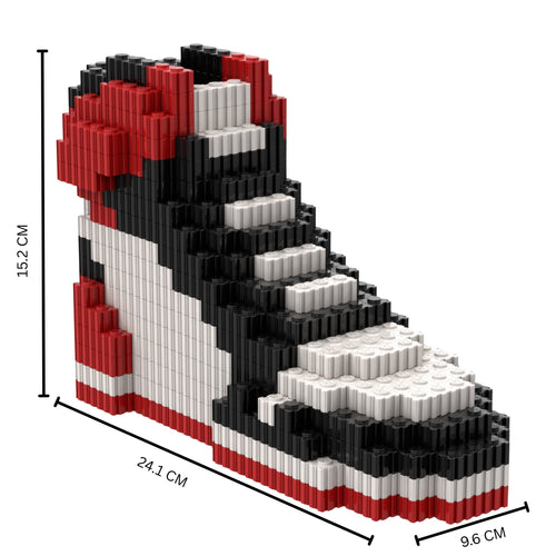 Shoe | InBrix™ Organizer Series | Shoe-Shaped | Interlocking Bricks 3D Figure | Creative Desk Organizer & Storage Holder | Functional Display Piece for Home & Workspace | Brick Figure Desk Organizer