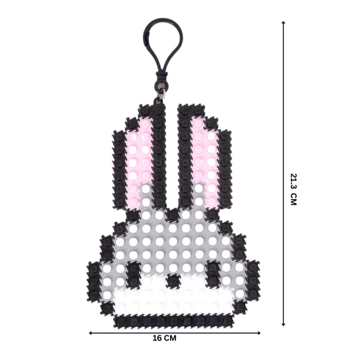 Carrot & Rabbit Set | InBrix™ Charms |  Interlocking Bricks 2D Figure Building Set | Collectible Display Build | Mini Animal Charm Gift