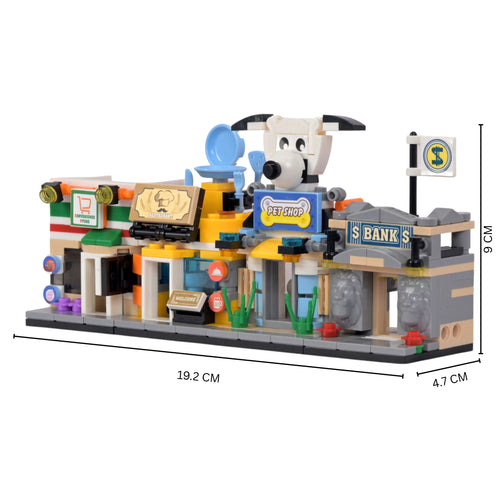 City Essentials Set 2 Brix Street Shops - building block set by Toymersive
