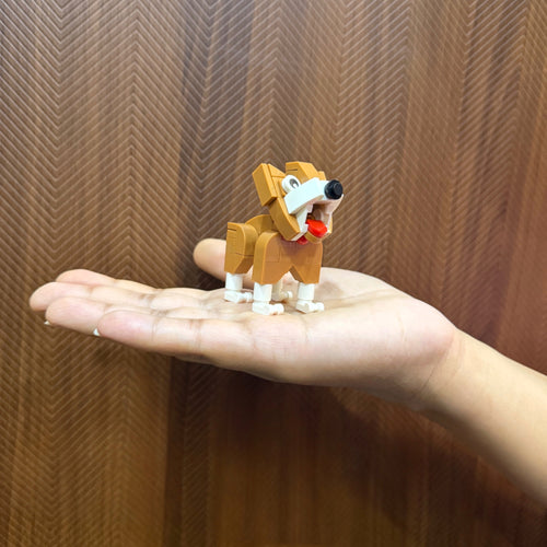 Puppy World Set 1: Dog brick figure gift by Toymersive