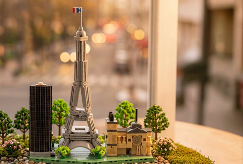Paris: The City of Lights | Iconic Horizons | Paris Architectural Landmarks Model Kit | Collectible | Skyline Brick Model Buy Online India