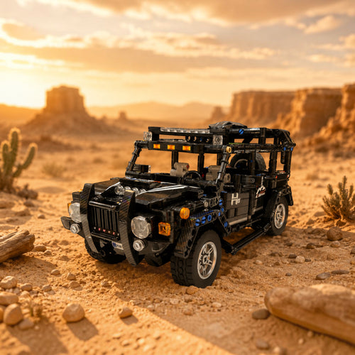 Black 4x4 SUV | Car Series | Speed Trail | Adventure Off-Road Toy | Off Road Brick Car Set Online