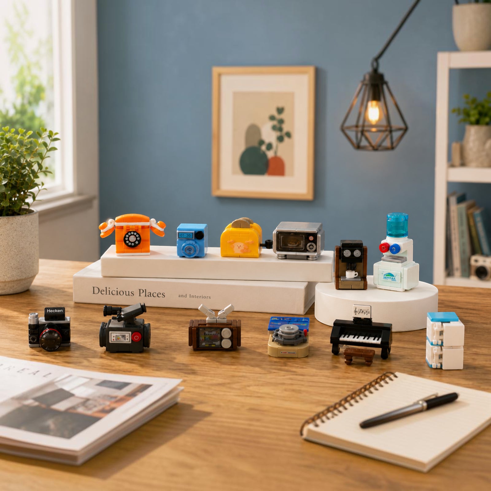 Mini Home Essentials 12-Piece Brick Set - mini home brick decor set buy by Toymersive