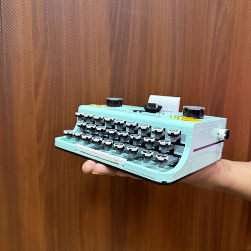 Vintage Typewriter| Retro Classics| Nostalgic Display Model| Creative Assembly Experience | Vintage Typewriter Brick Model Buy