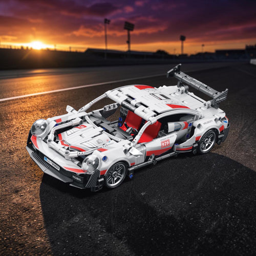 White Racing Car | Car Series | Speed Trail | Speed Racer Toy | Brick Racing Car Set Buy Online