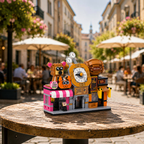 The Hub Set 2 Brix Street Shops - building block set by Toymersive