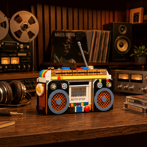 Radio Cassette Player| Retro Classics| Nostalgic Display Model| Creative Assembly Experience | Retro Decor Model India