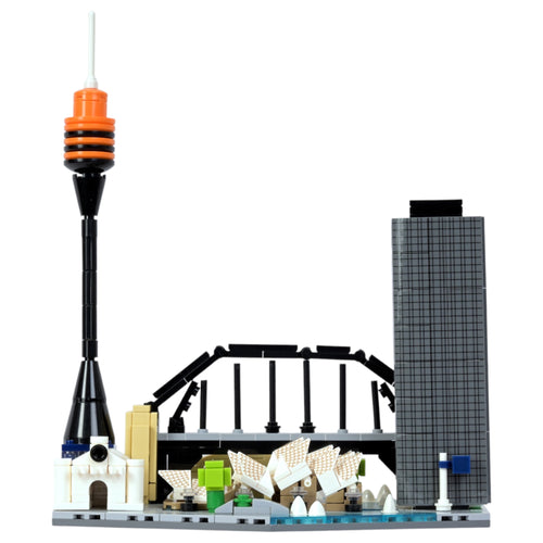 Australia: The Harbor | Iconic Horizons | Australia Architectural Landmarks Model Kit | Collectible | Skyline Brick Model Buy Online India