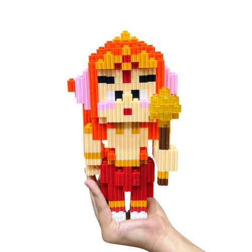 Hanuman | InBrix™ Indian Idols Series | Premium Interlocking Brick Building Set | 3D Display Figure of Lord Hanuman | Hanuman Brick Figurine Buy Online