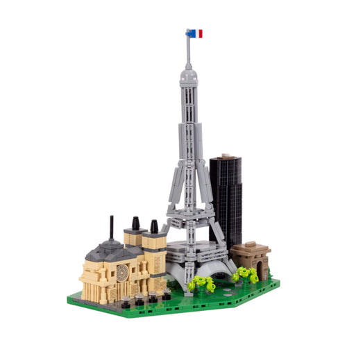 Paris: The City of Lights | Iconic Horizons | Paris Architectural Landmarks Model Kit | Collectible | Skyline Brick Model Buy Online India