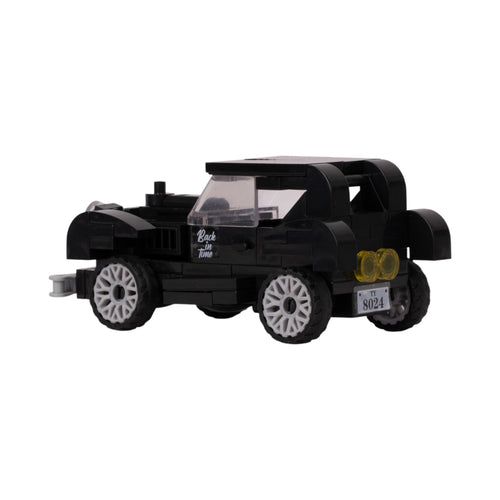 Black Vintage Car | Heritage Wheels | Pull & Go | Building Block Vehicle | Pullback Action Car | Pull Back Car Toy