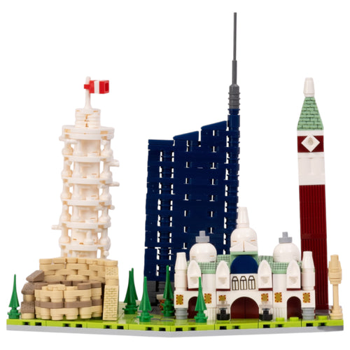 Italy: The Roman Heights | Iconic Horizons | Italy Architectural Landmarks Model Kit | Collectible | Skyline Brick Model Buy Online India