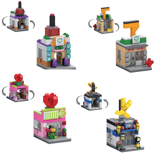 Town Market 8-in-1 Brix Street Set - mini city brick set buy online by Toymersive