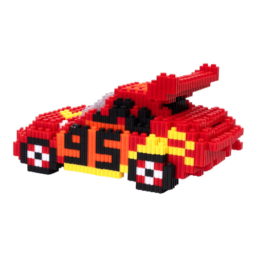 Race Car | InBrix™ Décor Series | Interlocking Bricks 3D Figure Décor Model | Aerodynamic Spoiler Design | Creative Display Build | Car Showpiece