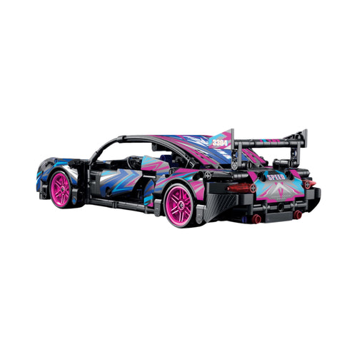 Black Racing Car | Car Series | Speed Trail | Speed Racer Toy | Brick Racing Car Set Buy Online