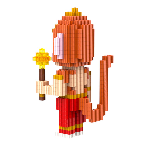 Hanuman | InBrix™ Indian Idols Series | Premium Interlocking Brick Building Set | 3D Display Figure of Lord Hanuman | Hanuman Brick Figurine Buy Online