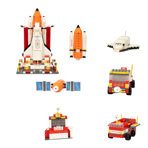 Space Force 6-in-1 Mega Brick Set - 6 in 1 brick building set online by Toymersive