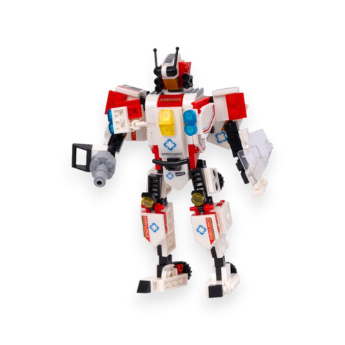 Medical Bot | 2-in-1 Transform Force | Ambulance to Robot Transformation Toy | Dual Mode Build & Play Set | Transforming Brick Robot Set India