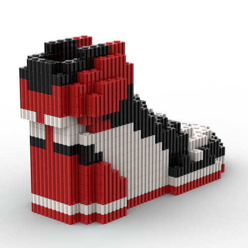 Shoe | InBrix™ Organizer Series | Shoe-Shaped | Interlocking Bricks 3D Figure | Creative Desk Organizer & Storage Holder | Functional Display Piece for Home & Workspace | Brick Figure Desk Organizer