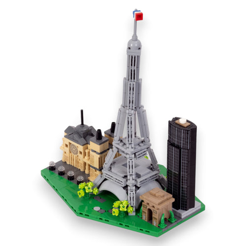 Paris: The City of Lights | Iconic Horizons | Paris Architectural Landmarks Model Kit | Collectible | Skyline Brick Model Buy Online India