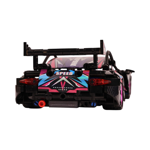 Black Racing Car | Car Series | Speed Trail | Speed Racer Toy | Brick Racing Car Set Buy Online
