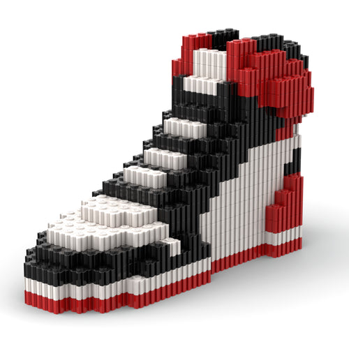 Shoe | InBrix™ Organizer Series | Shoe-Shaped | Interlocking Bricks 3D Figure | Creative Desk Organizer & Storage Holder | Functional Display Piece for Home & Workspace | Brick Figure Desk Organizer
