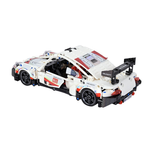 White Racing Car | Car Series | Speed Trail | Speed Racer Toy | Brick Racing Car Set Buy Online